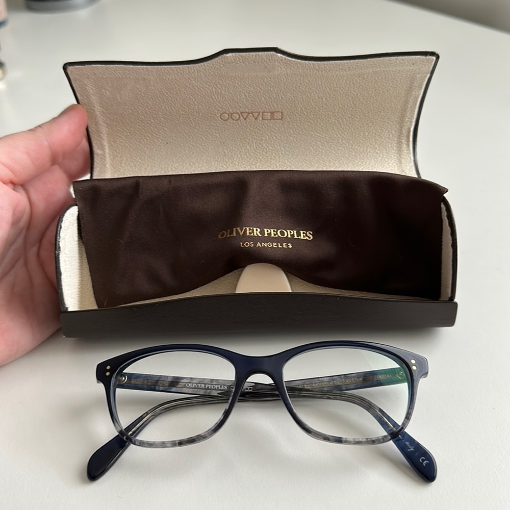 Oliver Peoples Ashton Glasses - Faded Sea (Blue to Gray)